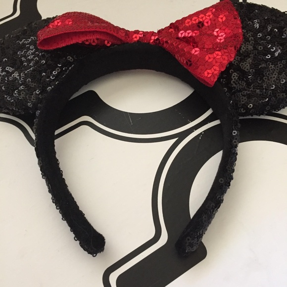Minnie Mouse Ears Headband Sequins - Picture 2 of 4